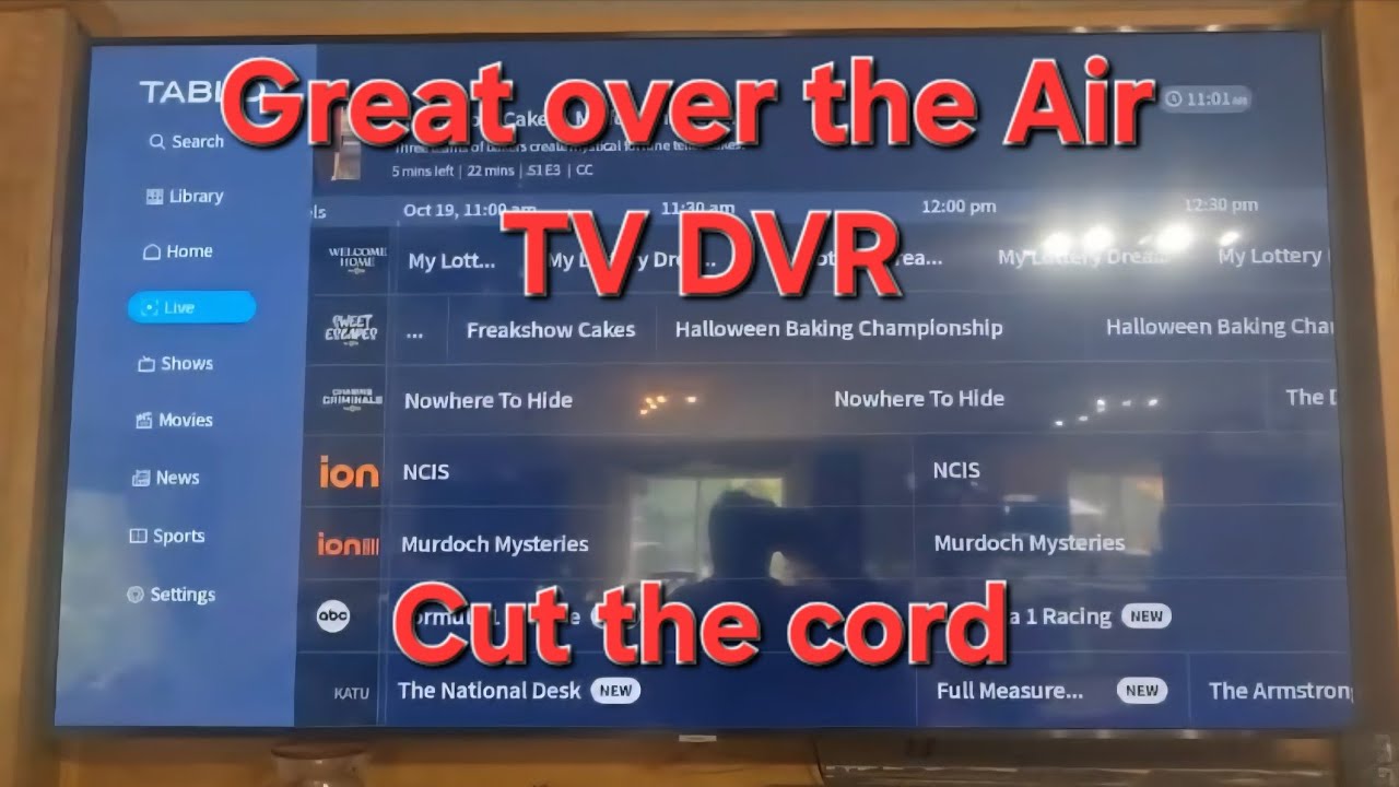 Запись прямых эфиров Antenna TV с Tablo