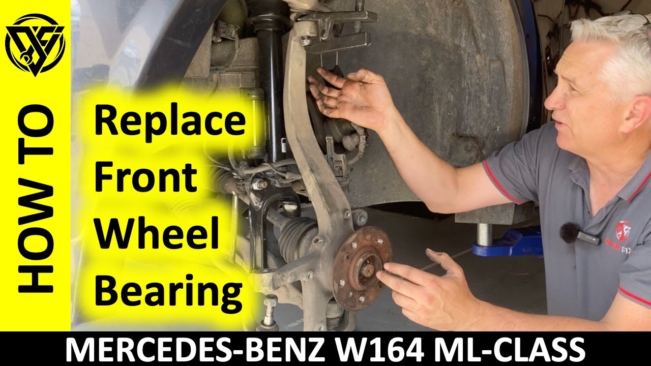 Как заменить передний ступичный подшипник Mercedes ML350 W164 — Полное руководство — ML300 ML320 ...