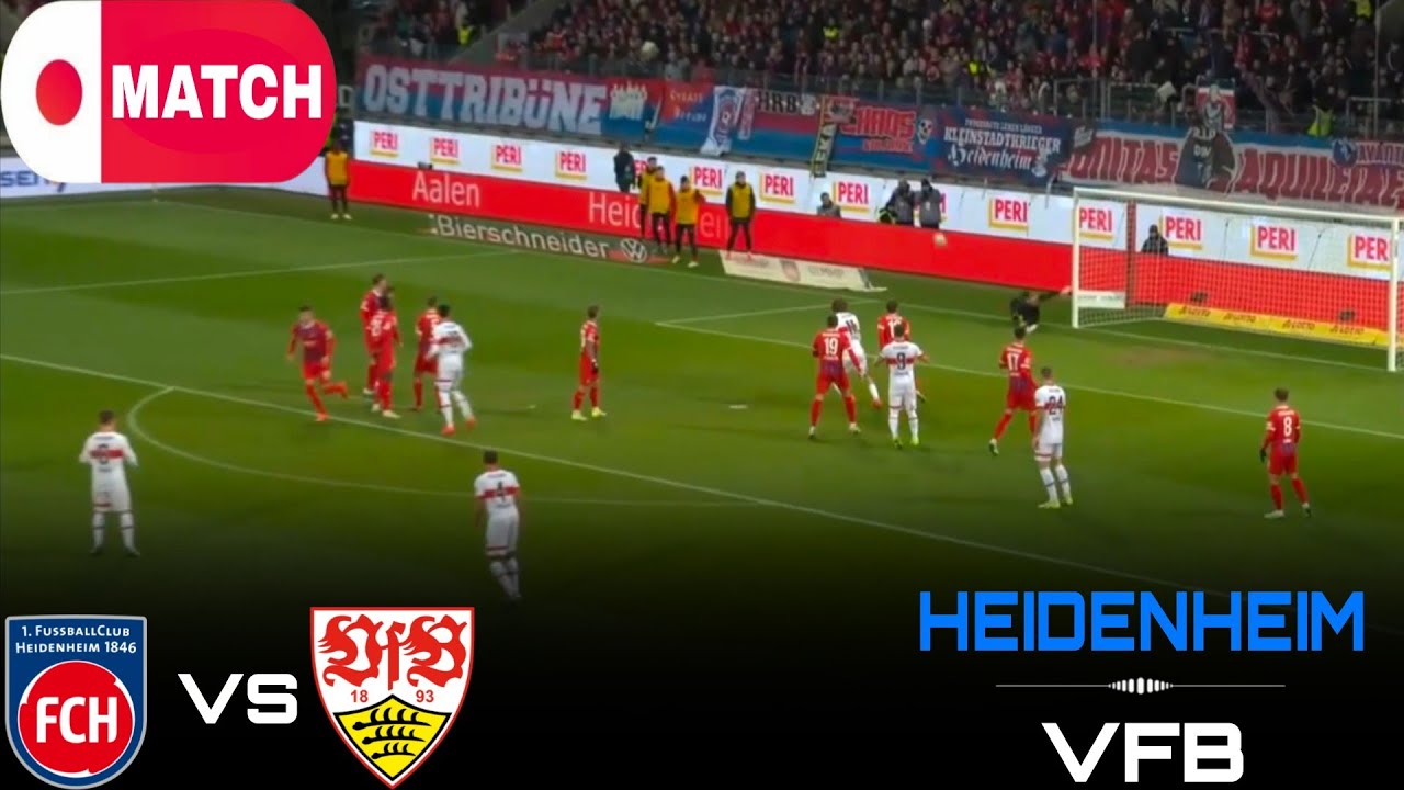 LIVE : Heidenheim vs VfB Stuttgart Live Stream / German Bundesliga Match - 2026