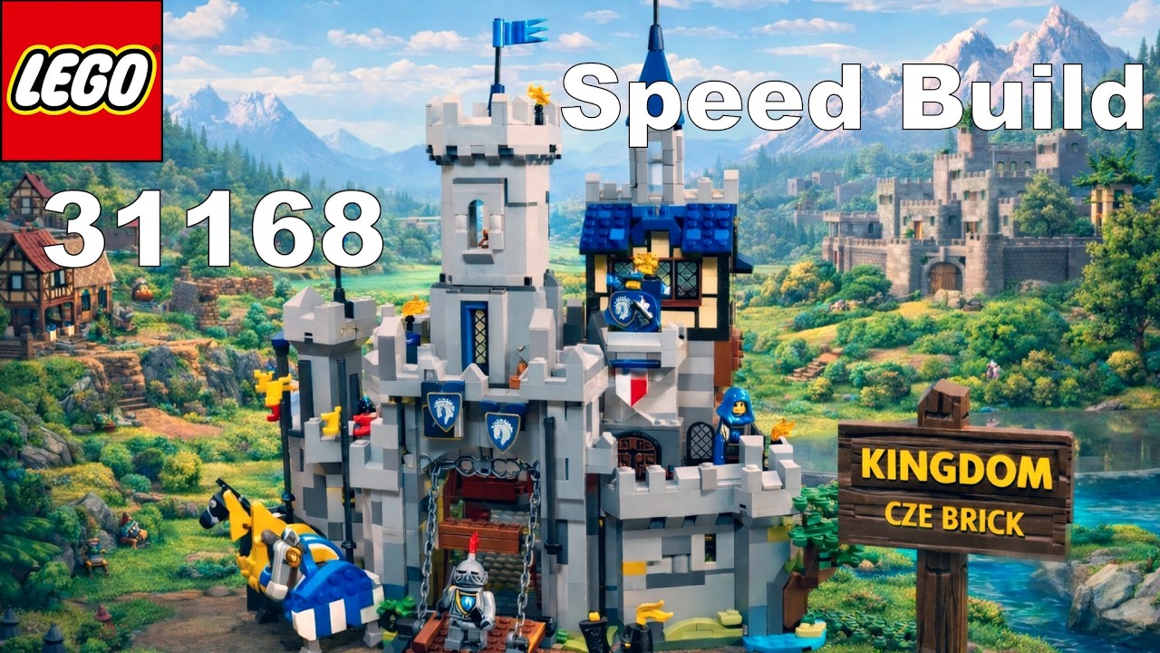LEGO Creator | 31168 | Medieval Horse Knight Castle | Speed build | 4K