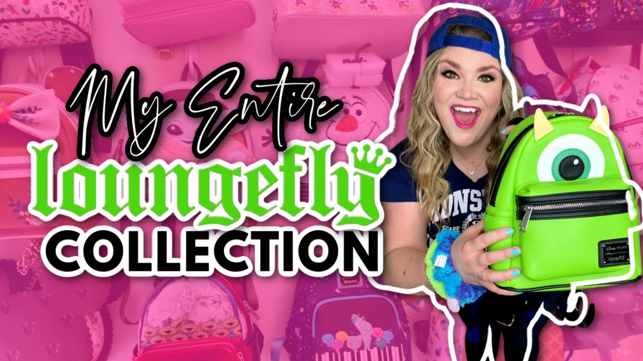 MY ENTIRE LOUNGEFLY COLLECTION! 🎒✨👜