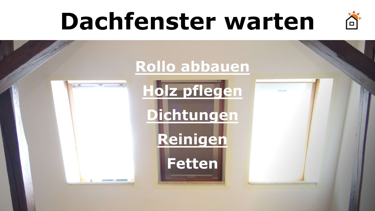 Velux Holzfenster in Stand setzen