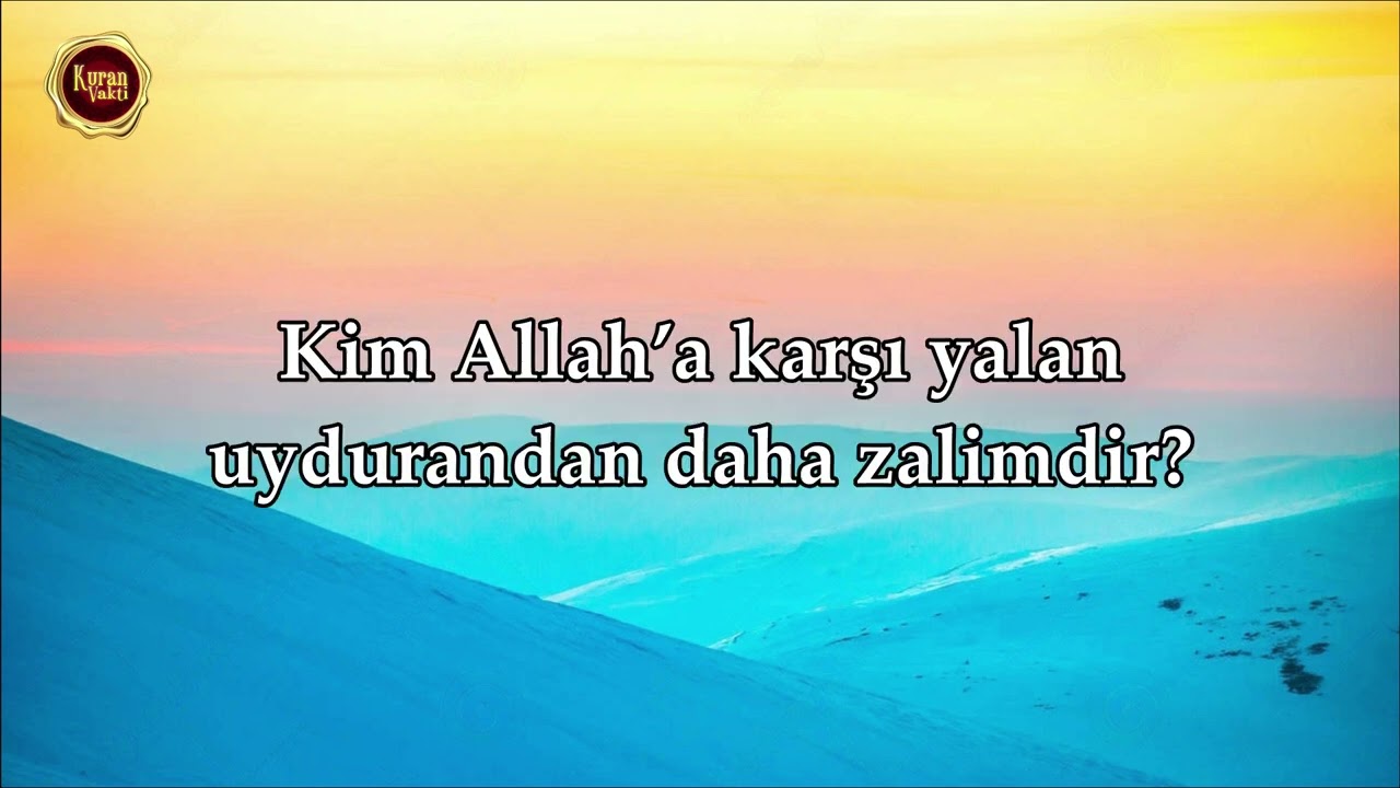 Hud Suresi - İslam Subhi