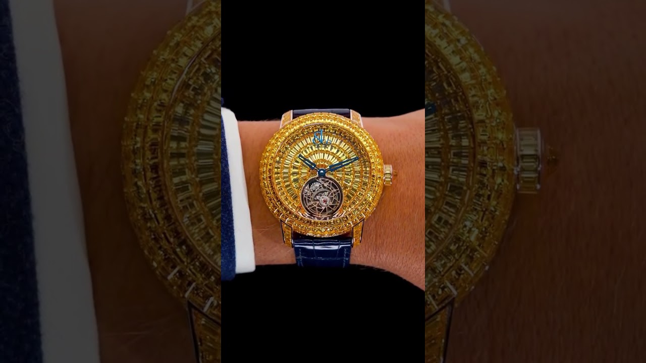 The Jacob & Co. Caviar Tourbillon Yellow Sapphires #shorts