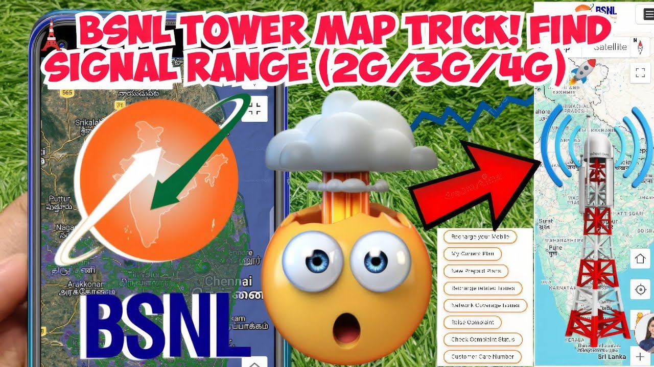 🗼 𝗕𝗦𝗡𝗟 𝗧𝗼𝘄𝗲𝗿 𝗠𝗮𝗽 𝗧𝗿𝗶𝗰𝗸! 𝗙𝗶𝗻𝗱 𝗦𝗶𝗴𝗻𝗮𝗹 𝗥𝗮𝗻𝗴𝗲 (𝟮𝗚/𝟯𝗚/𝟰𝗚) & 𝗖𝗼𝗺𝗽𝗹𝗮𝗶𝗻 𝗡𝗲𝘁𝘄𝗼𝗿𝗸 𝗜𝘀𝘀𝘂𝗲𝘀 𝗗𝗶𝗿𝗲𝗰𝘁𝗹𝘆 🚀