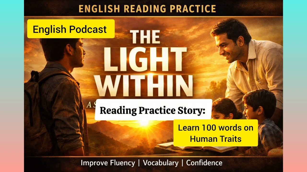 English Reading Practice Story | The Light Within | Improve Fluency & Vocabulary
