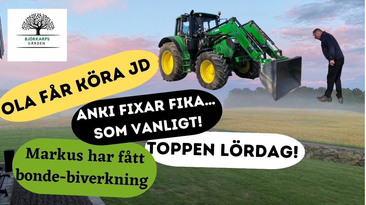 Markus &auml;r skadad MEN Ola rycker in f&ouml;r att k&ouml;ra JD! En planerad l&ouml;rdag som blev oplanerat bra &auml;nd&aring;!