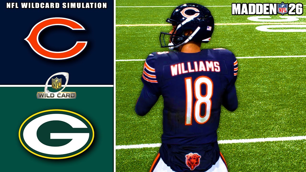 Bears vs Packers Playoff Simulation Simulation (Madden 26)