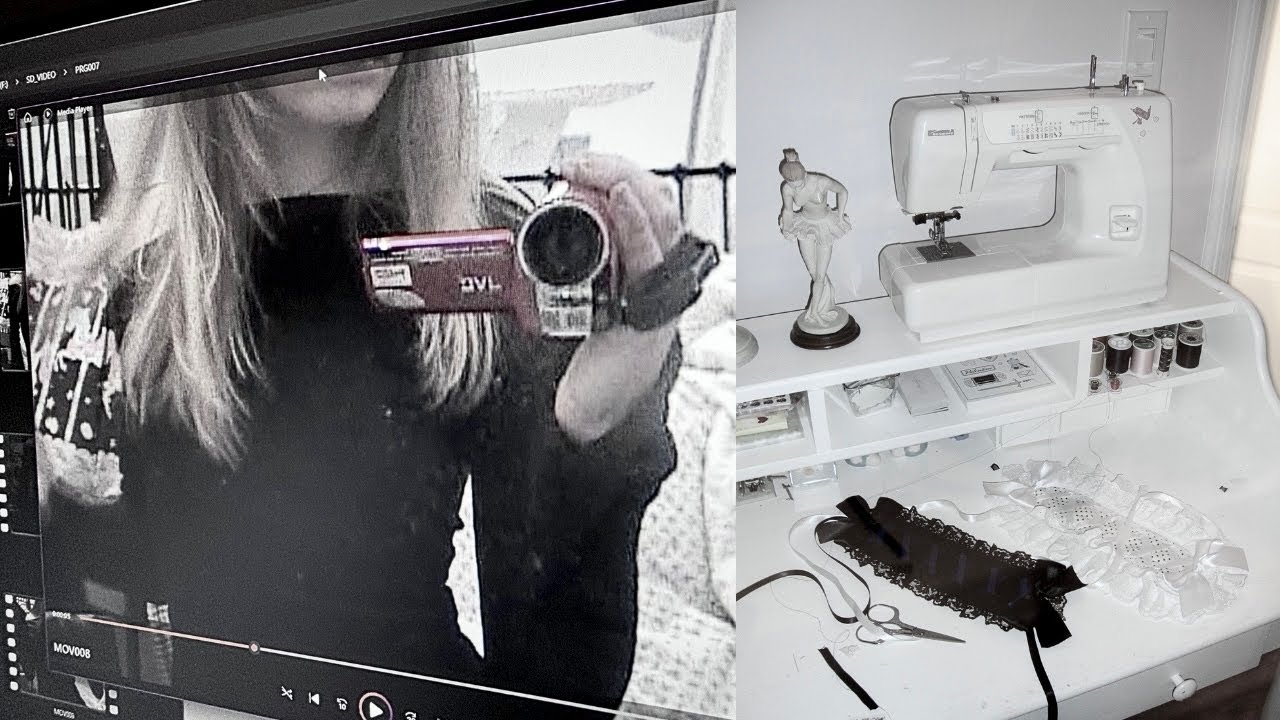 quiet life diaries: my art process, lots of sewing and cleaning my messy room