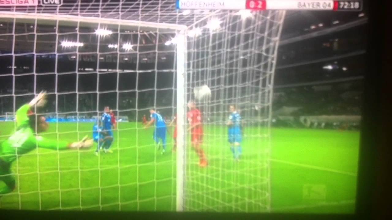 Phantomtor Stefan Kie&szlig;ling TSG 1899 Hoffenheim gegen Bayer 04 Leverkusen