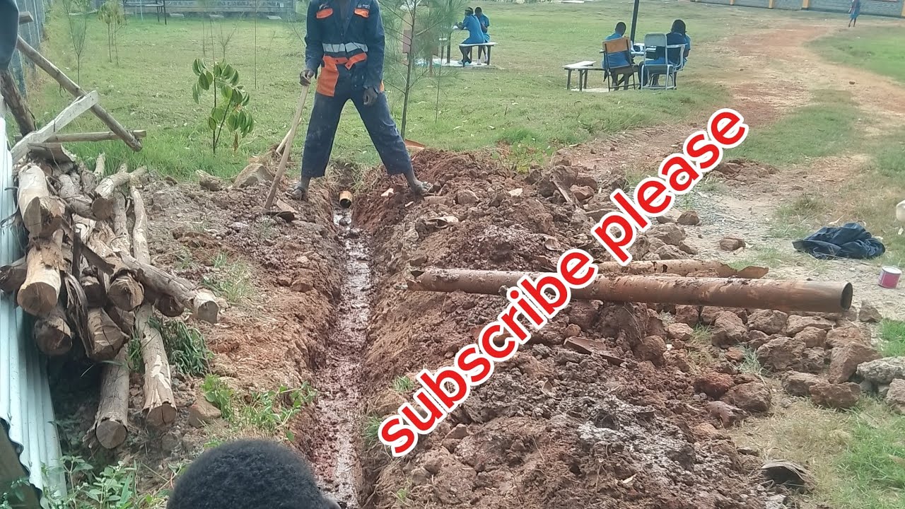 Changing blocked drainage pipe ‼️ just subscribe please 
