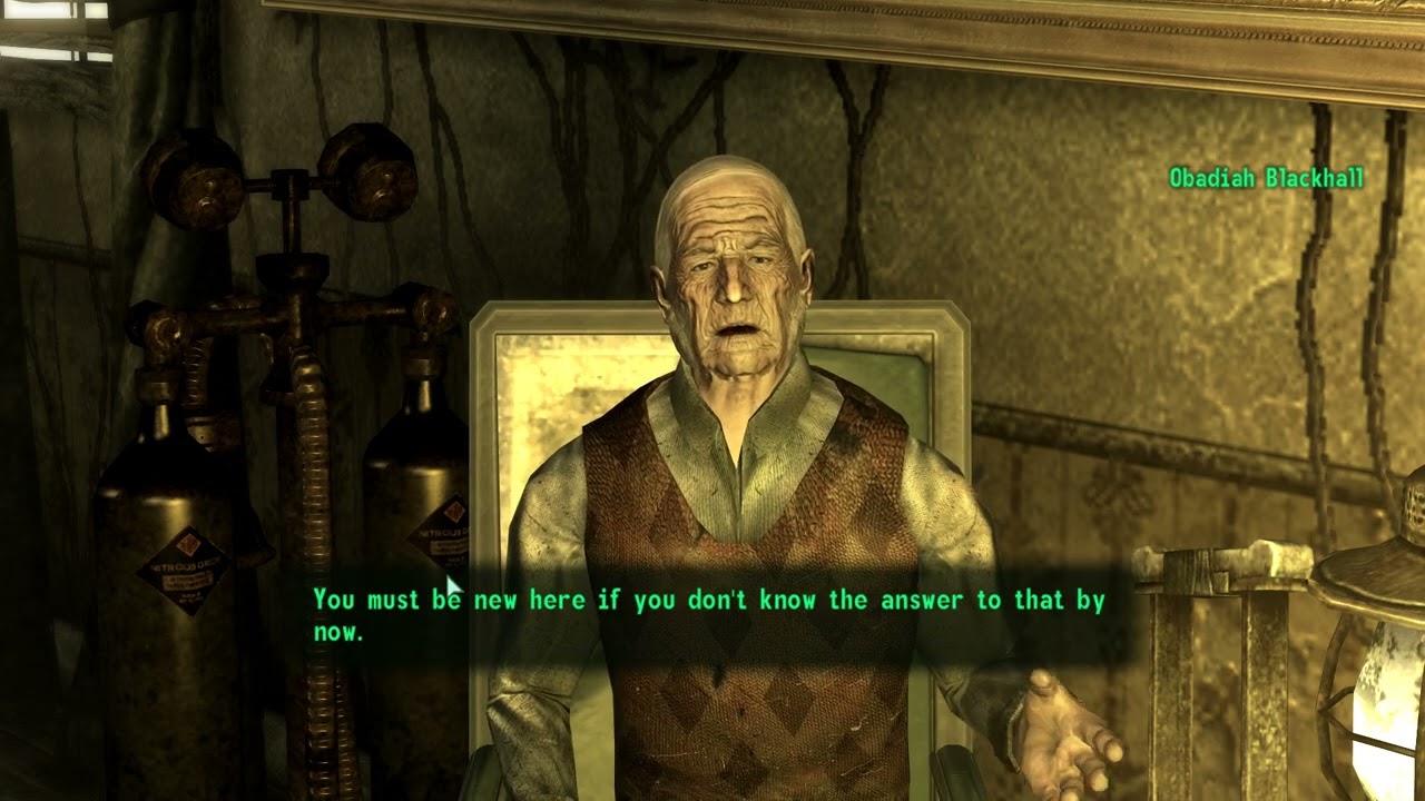Fallout 3- Blackhall Manor/ Meeting Obadiah Blackhall/ Quest for book
