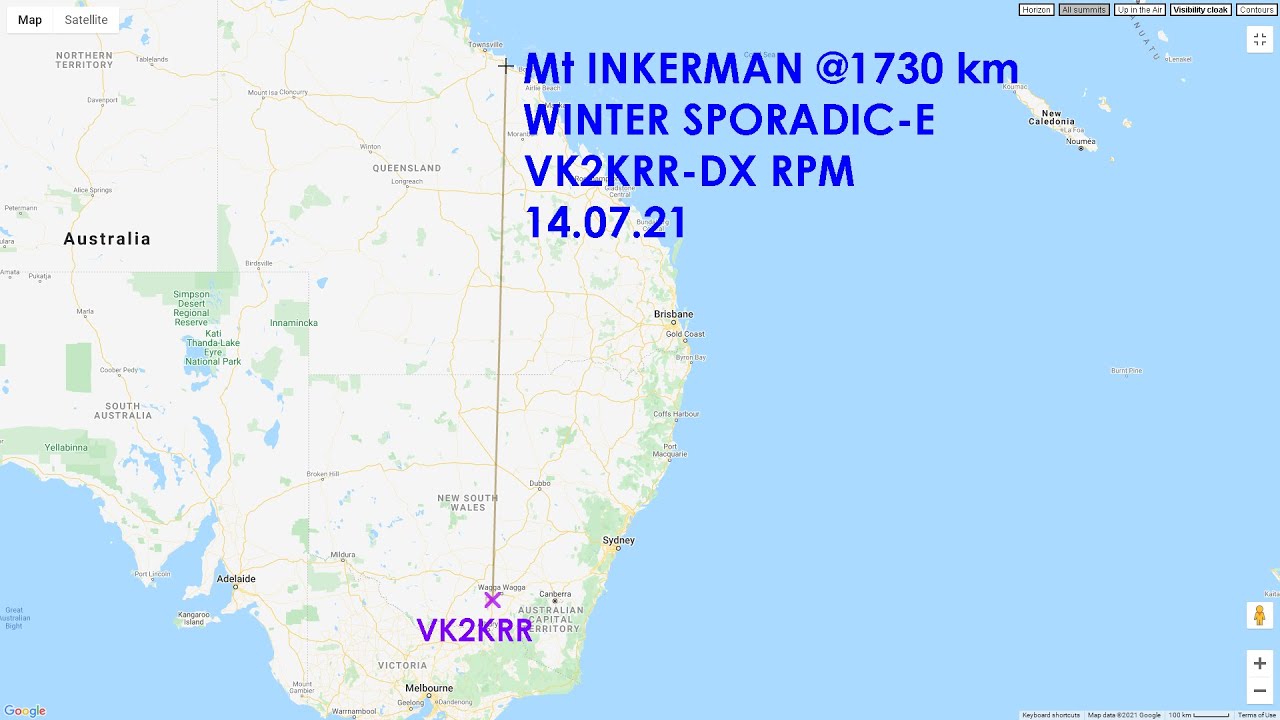 [FM 1xEs] Townsville (Mt Inkerman) 92.3 Triple M, WINTER Sporadic-E @1730 km, 14.07.21