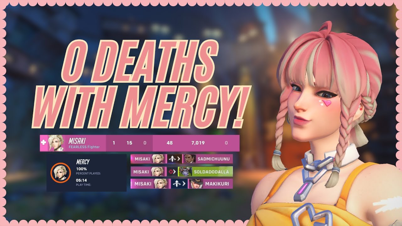 0 deaths! Easy game! - Mercy Gameplay - Overwatch 2