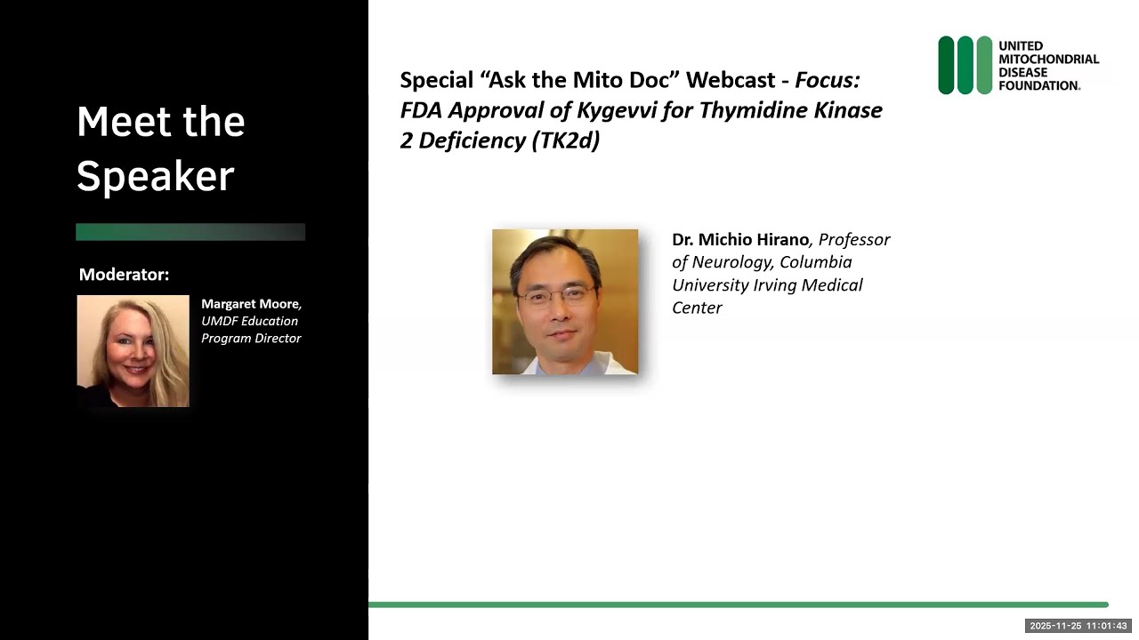 Спросите доктора Мито — специальный выпуск: одобрение FDA препарата Кигеви для TK2d