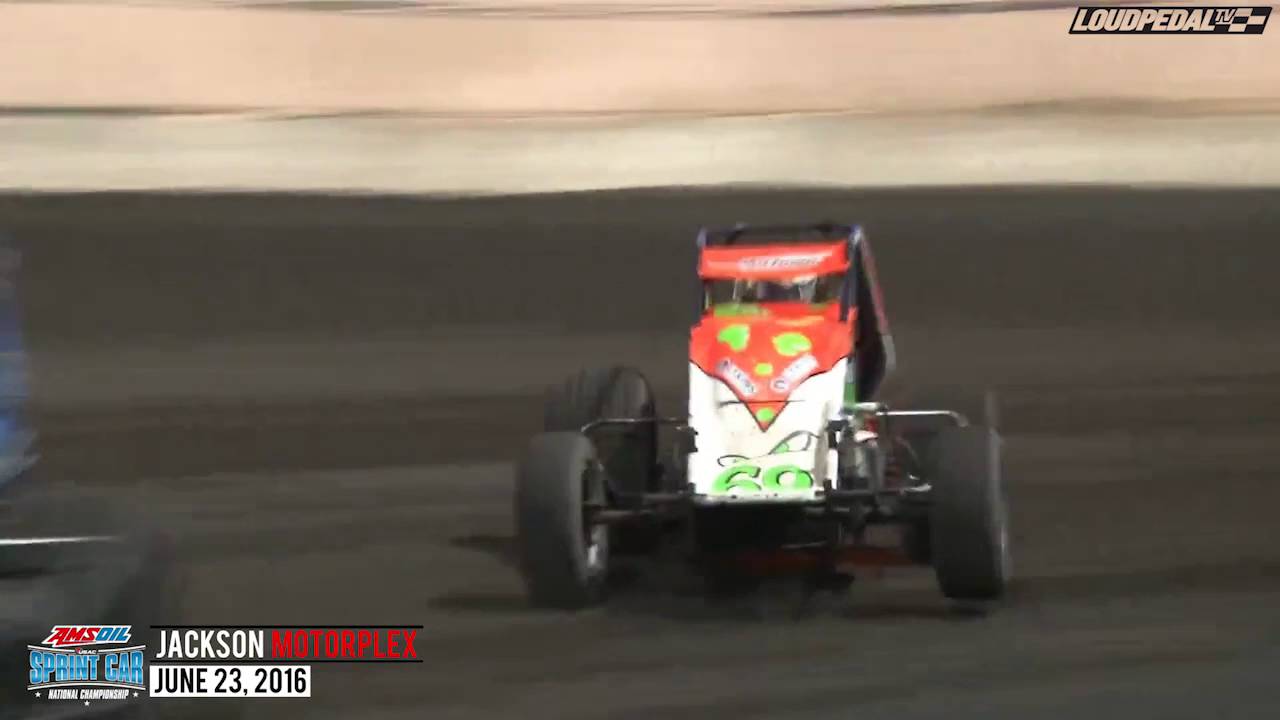 Highlights: AMSOIL USAC National Sprint Cars at Jackson Motorplex 6/23/16
