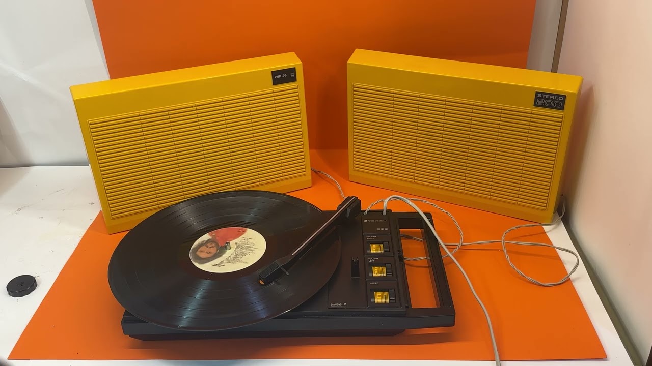 Giradischi Philips stereo 200 prova 33 giri