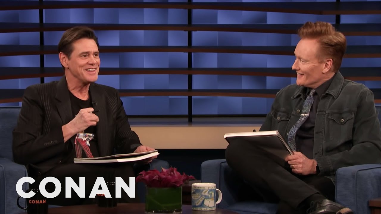 Jim Carrey & Conan Sketch Each Other | CONAN on TBS