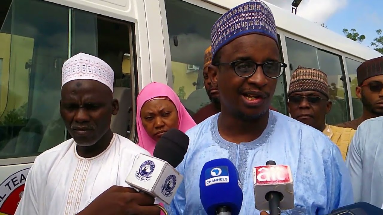 The CMD FTHK in a press briefing to unveil a 32 seater Toyota bus donated to theHospital by the KTSG