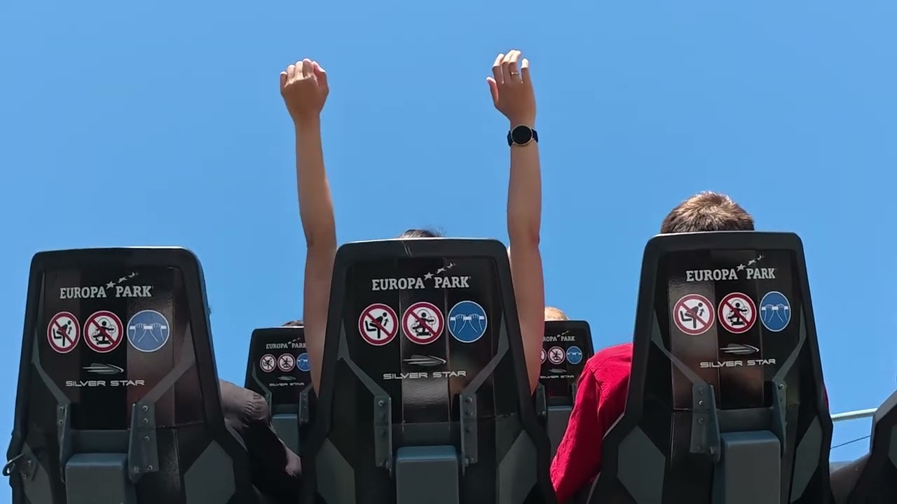 ONRIDE SILVER STAR EUROPA-PARK #europapark #silverstar #onride #dji #djiaction5pro #themepark