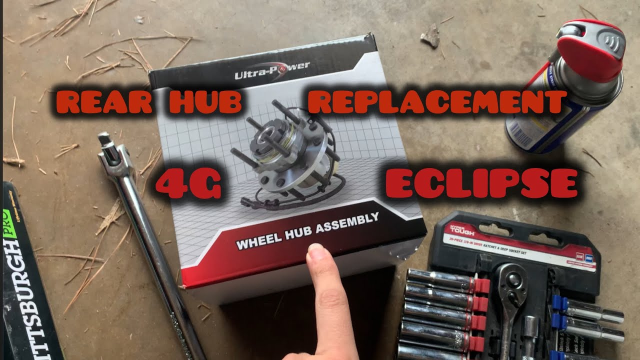 REAR HUB ASSEMBLY REPLACEMENT 4G ECLIPSE GS (2006 to 2012)