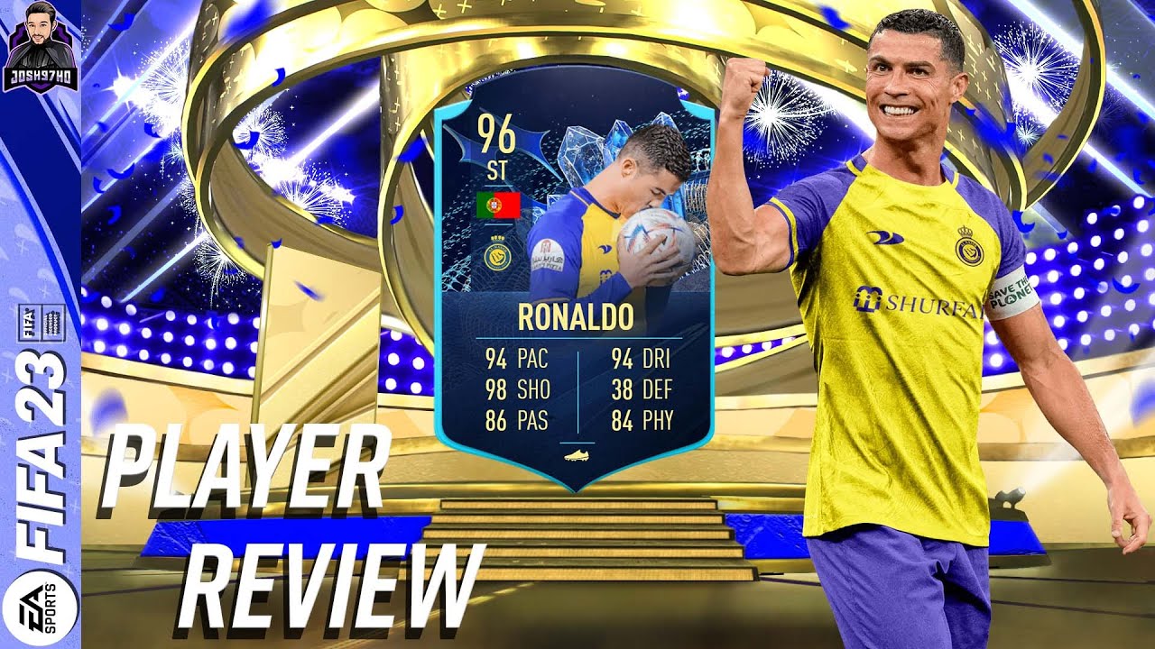 TOTS CR7 is the BEST Attacker in Fifa 23! 96 TOTS moments Cristano ronaldo player review