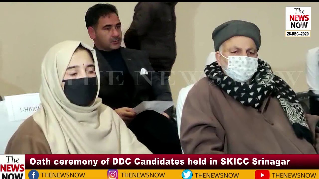 Oath ceremony of DDC Candidates held in SKICC Srinagar