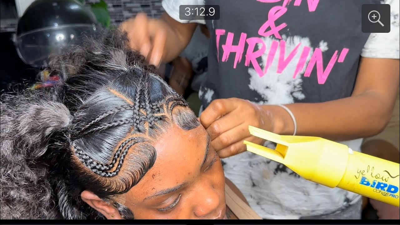 Frontal style on deep wave wig🔥
