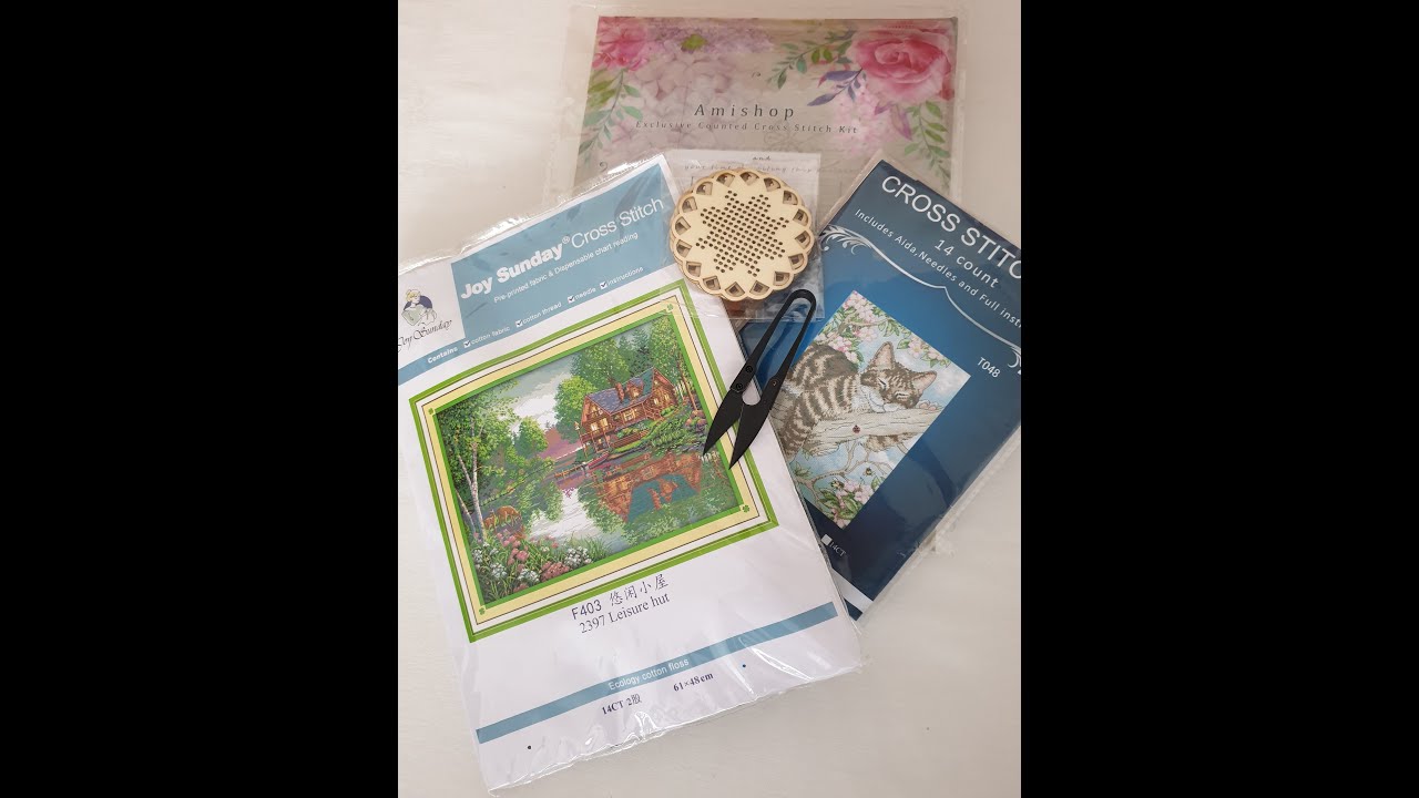 🛍🛍 Mis compritas de Aliexpress: Amishop, Joy Sunday (Kit impreso), cortahilos... 🛍🛍