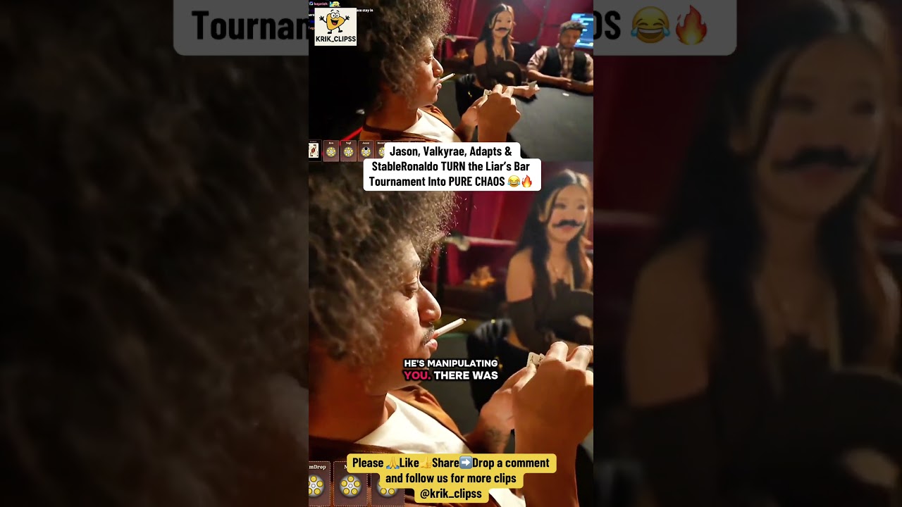 Jason, Valkyrae, Adapts & StableRonaldo TURN the Liar’s Bar Tournament Into PURE CHAOS 😂 