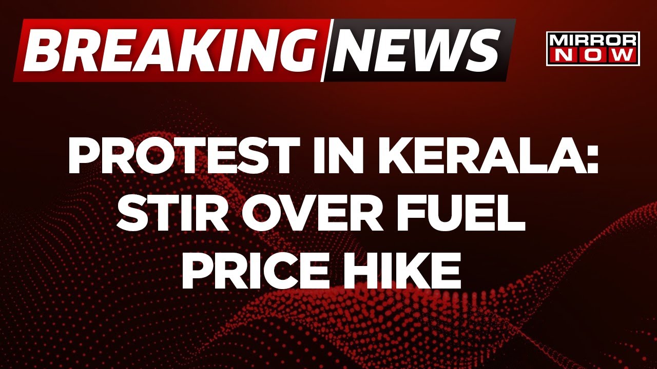 Breaking News: Protest Over Kerela Government's Budget | Water Cannons Fired At Protesters |Top News