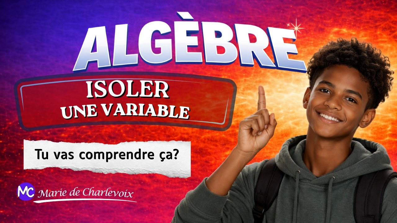 Résoudre une équation du premier degré à une inconnue cours 8 ✔ EXERCICES sur Marie de Charlevoix  😃