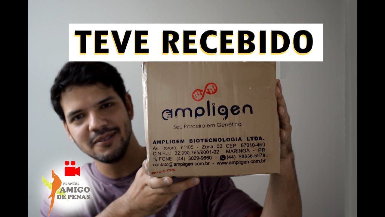 Abrindo o recebido da AMPLIGEN, nossa parceira em gen&eacute;tica