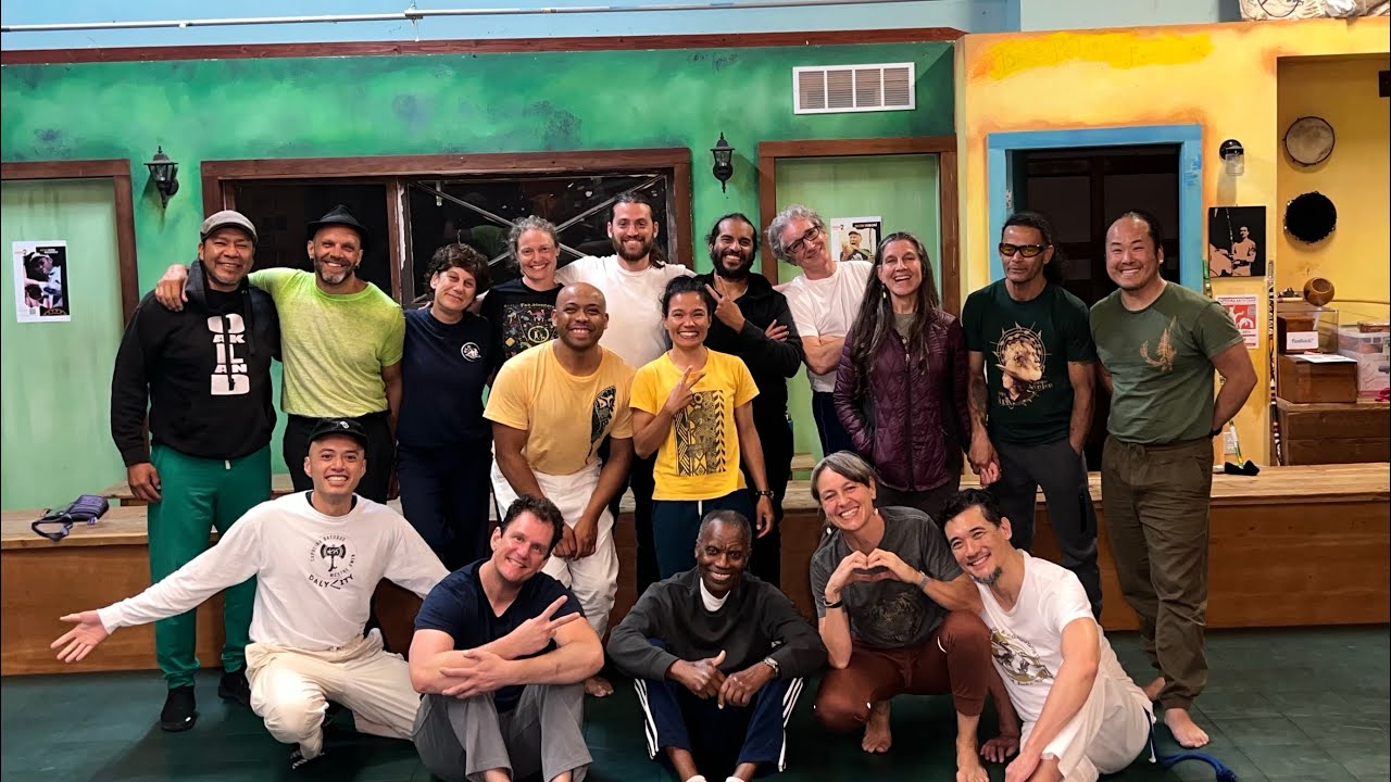Mestre Itapuã Beiramar and Professor Galo Batuque at Capoeira Arts Foundation