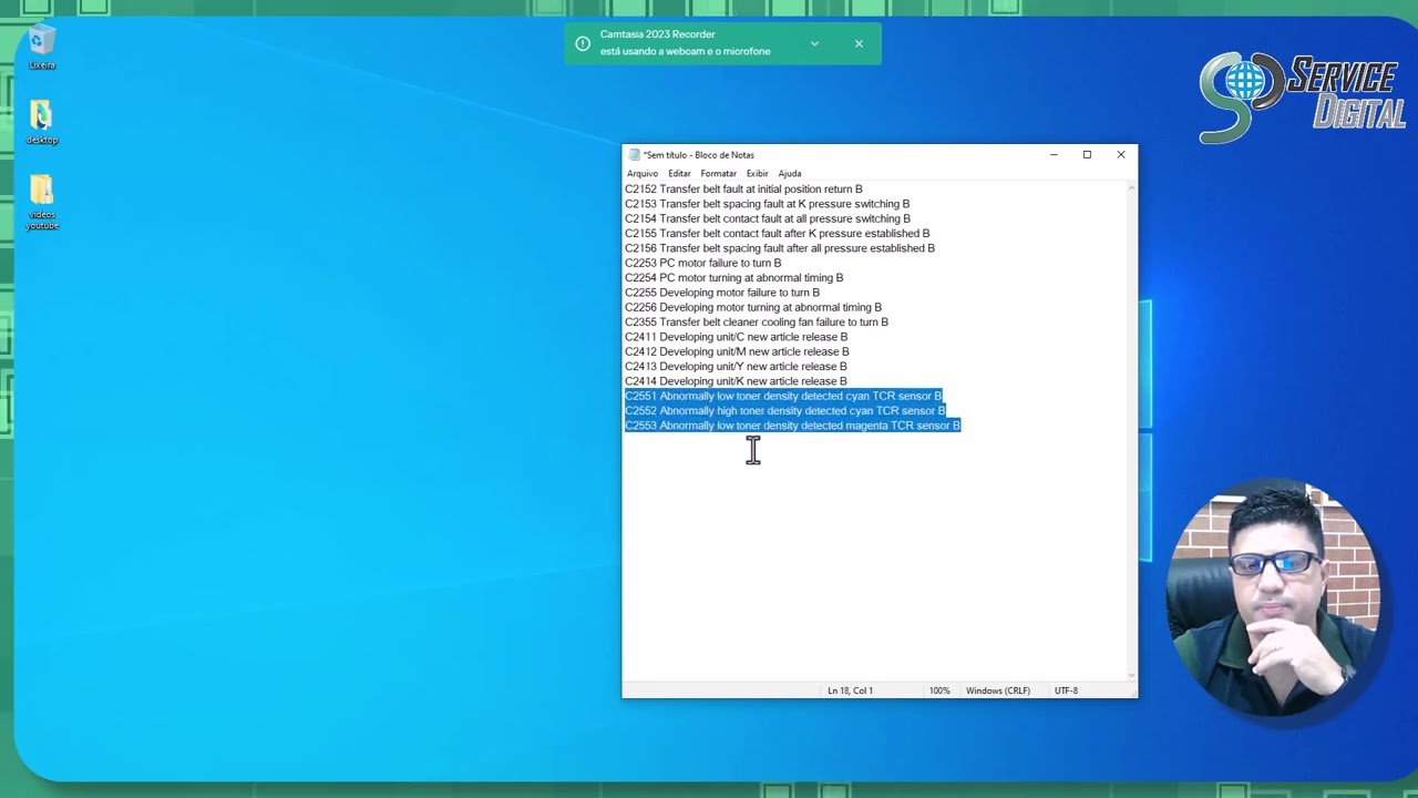 how to fix error Code C2152 C2153 C2154 C2255  C2411 C2414 C2551 C2552 C2553 C2554 Konica Minolta