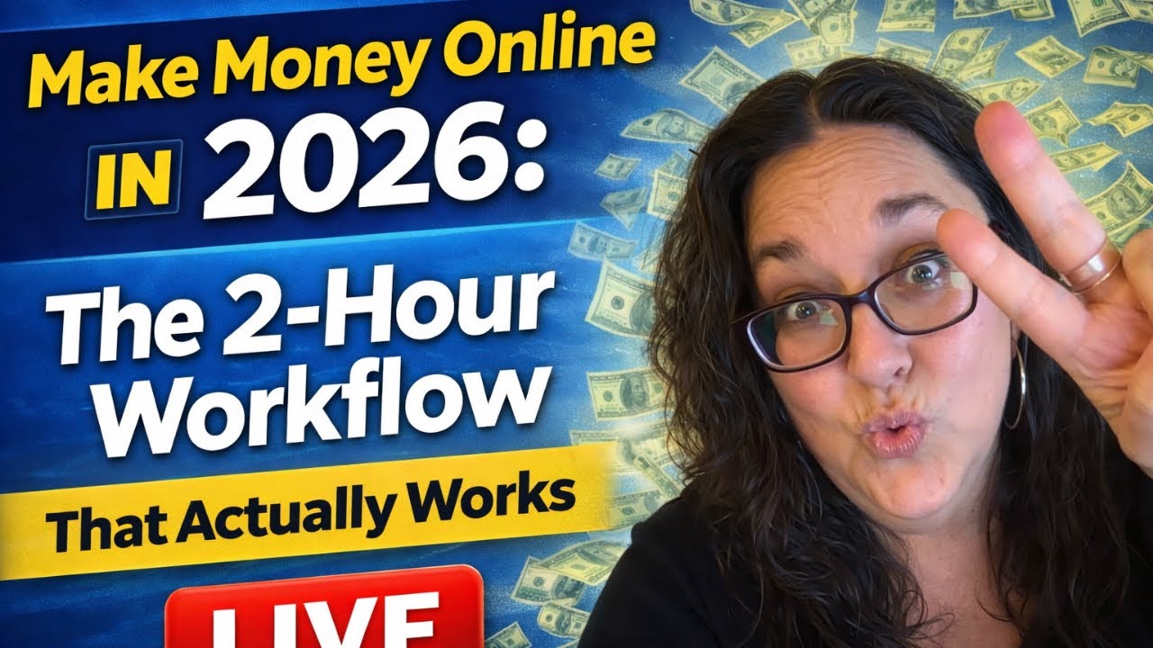 📱 Make Money Online in 2026: The 2-Hour Workflow That Actually Works (LIVE)