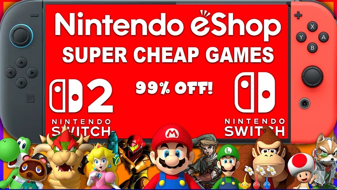 You Don't Want To MIss This SUPER CHEAP Eshop Sale!
