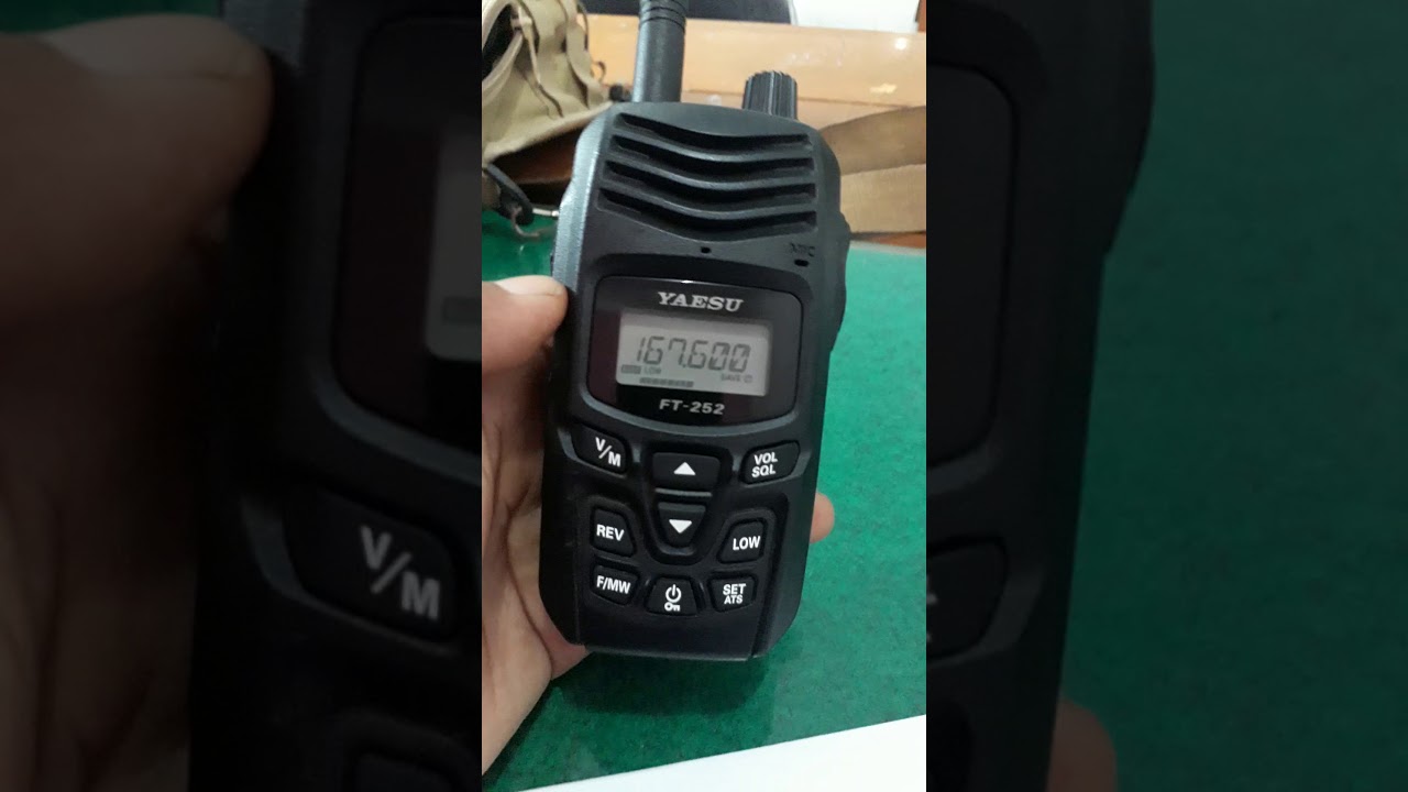 SETTING HT YAESU FT 252 BAHASA INDONESIA