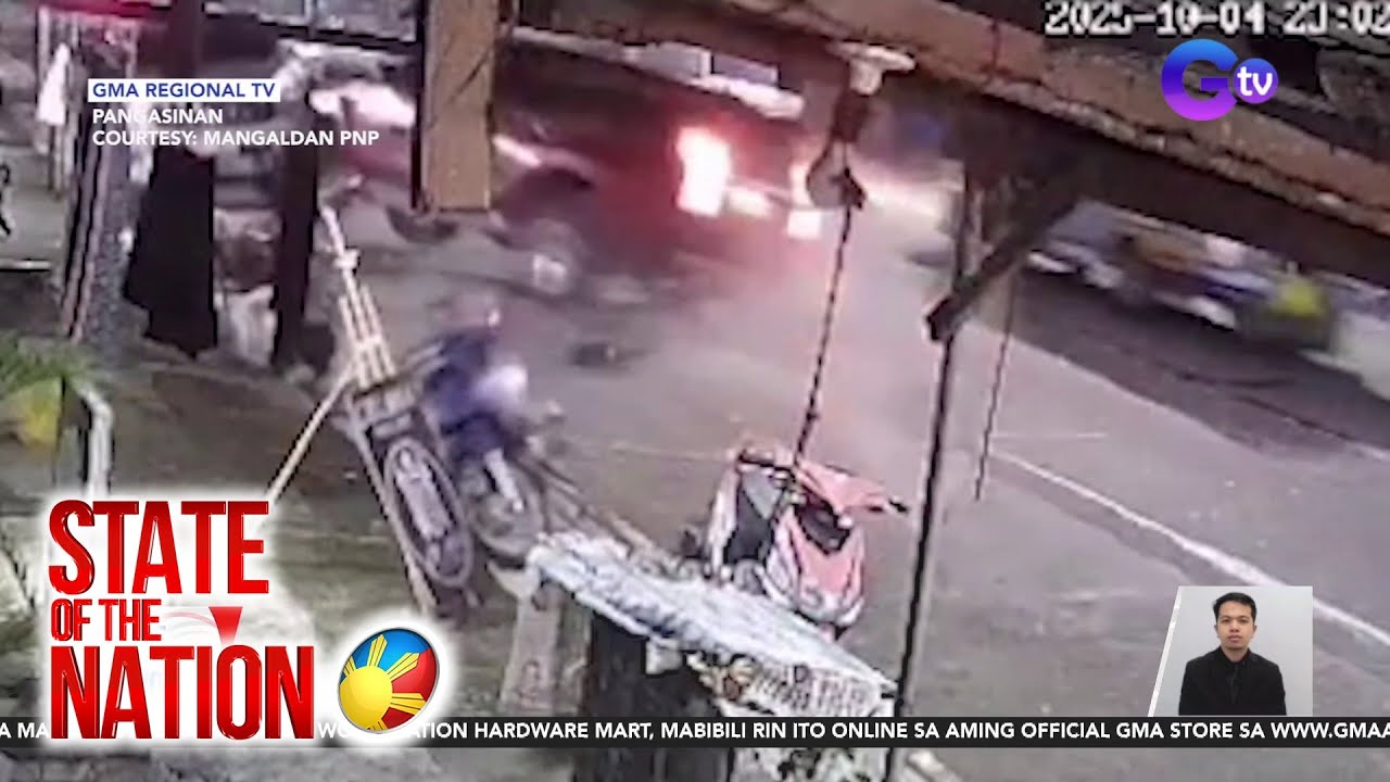 Rider, patay nang salpukin ng nag-overtake na SUV; angkas, sugatan | SONA