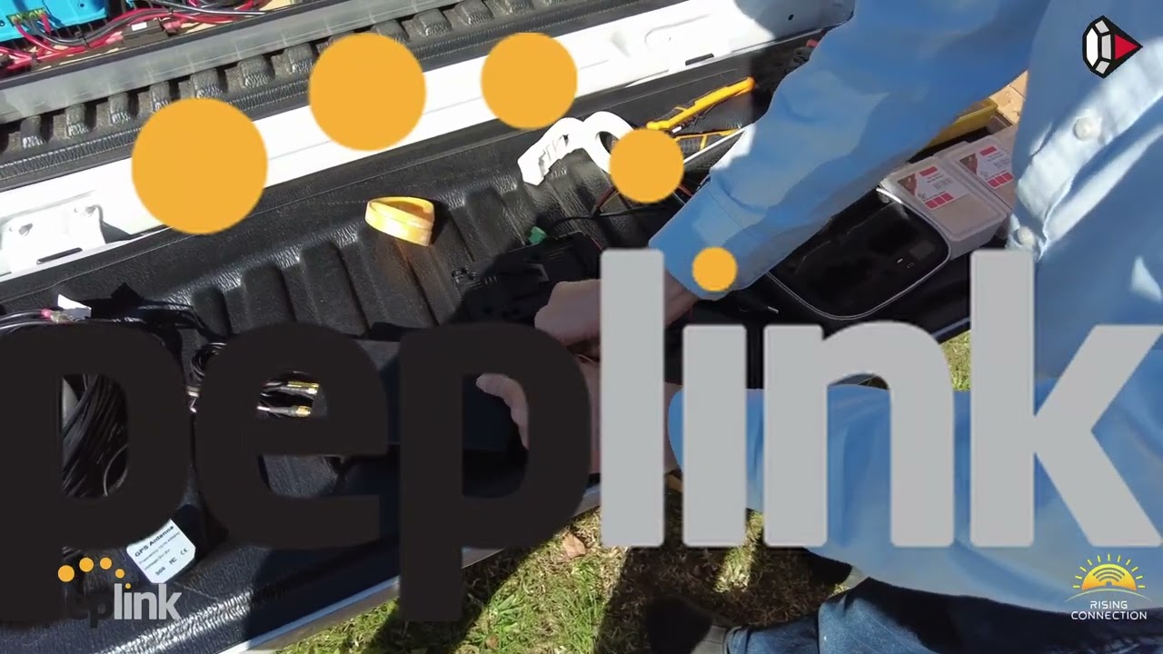 Powered by Peplink Max Transit Duo Pro Temp Vehicle installation.