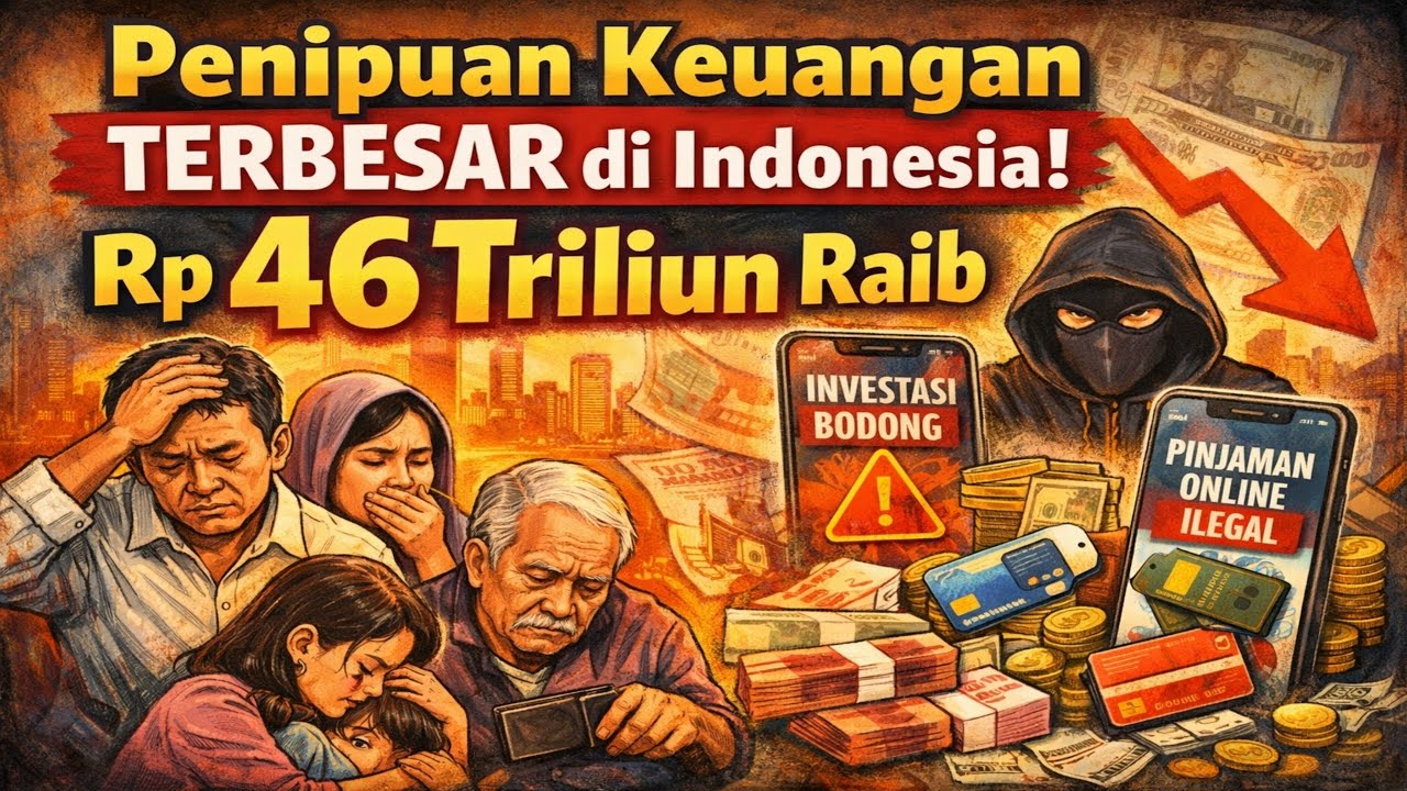 WASPADA‼️Rp 46 Triliun Menguap! Jutaan Warga Indonesia Tertipu