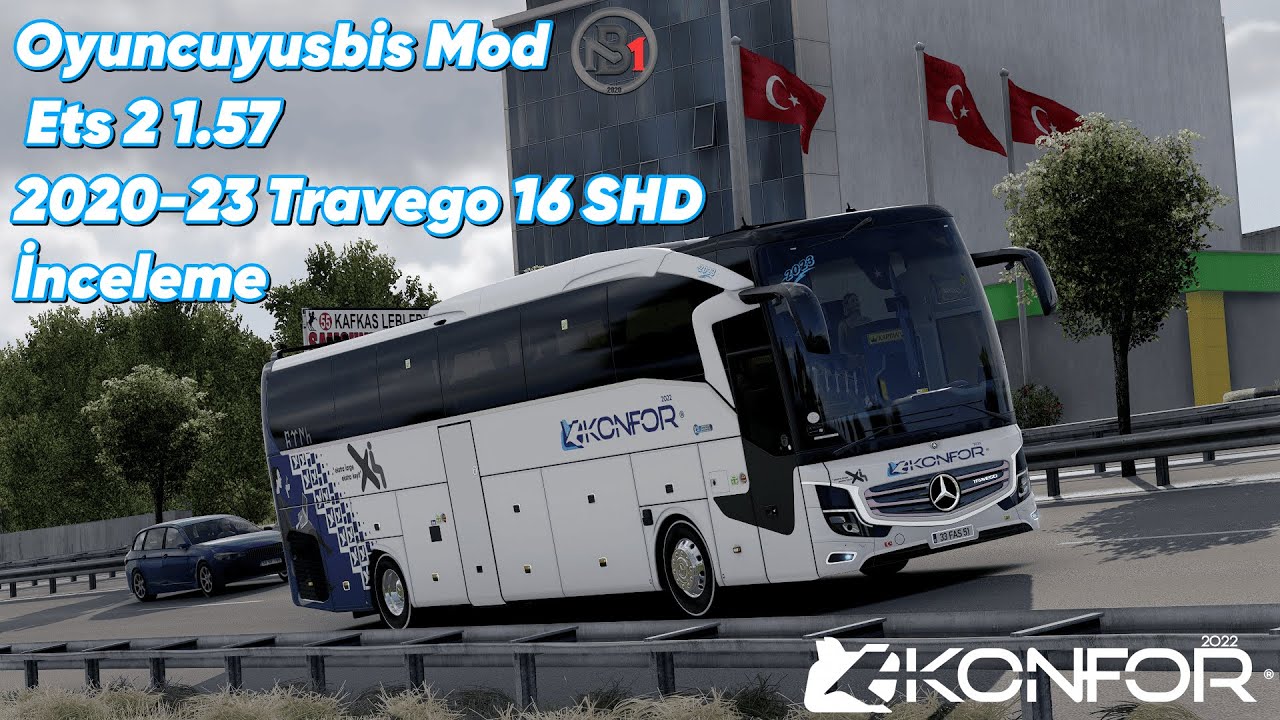ETS2 1.57 Travego 16 SHD ile Seferli Mod İnceleme ve Sohbet Muhabbet