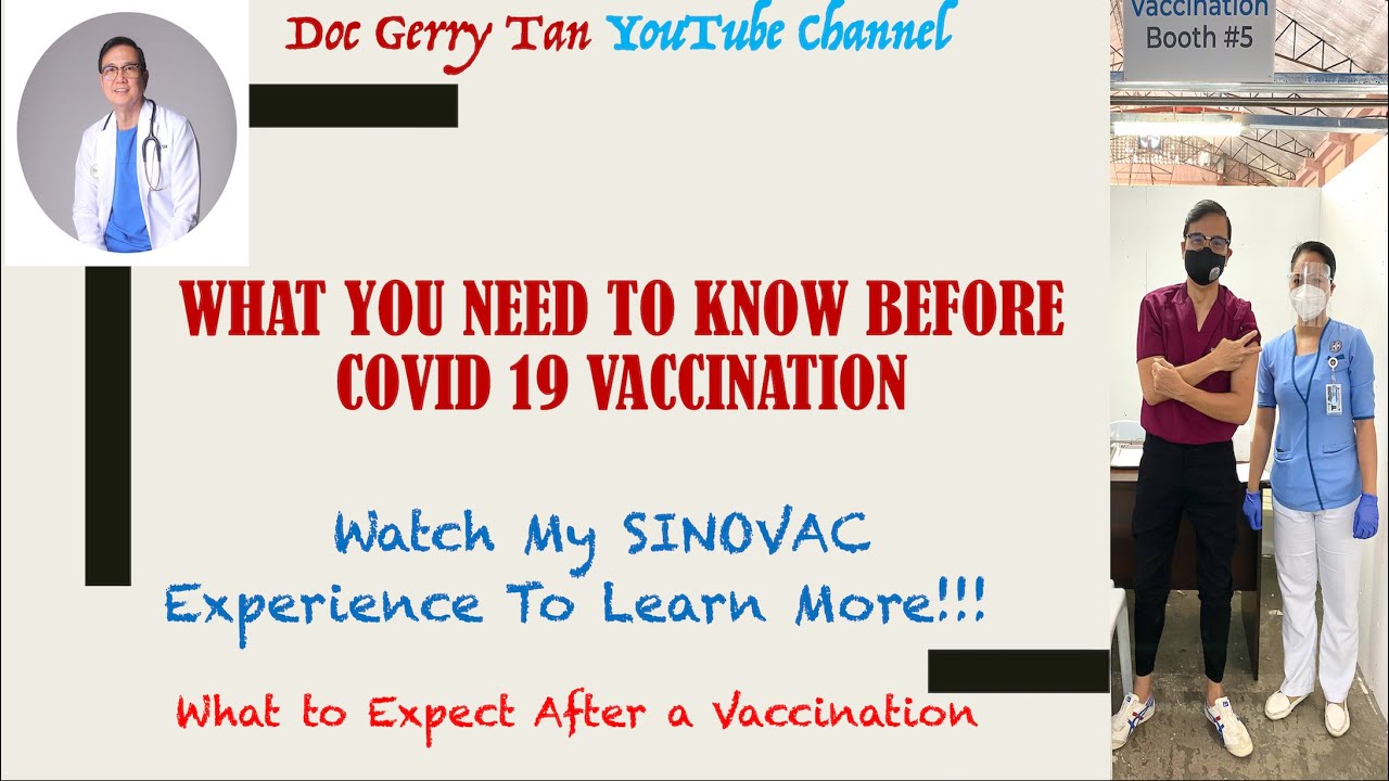 MY SINOVAC EXPERIENCE: What You Need To Know Before Getting Your COVID 19 Vaccination