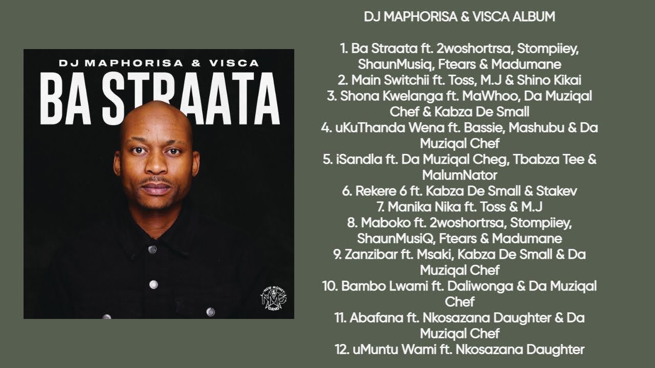 DJ Maphorisa & Visca - Ba Straata  (Full Album) | 2022 Amapiano Album Mix | By Mr-Luu de Stylist