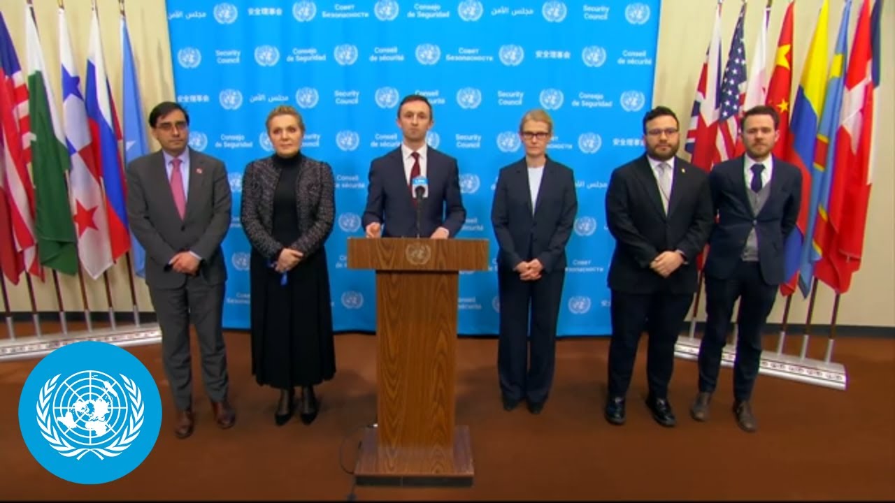 Libya - Joint Stakeout by Security Council signatories of Joint Pledges on Climate, Peace & Security