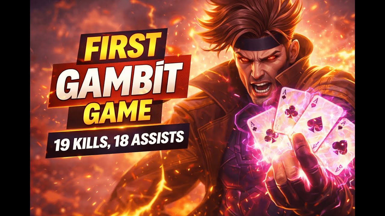 My First Gambit Game Went CRAZY… 19 Kills, 18 Assists, Only 2 Deaths | Marvel Rivals