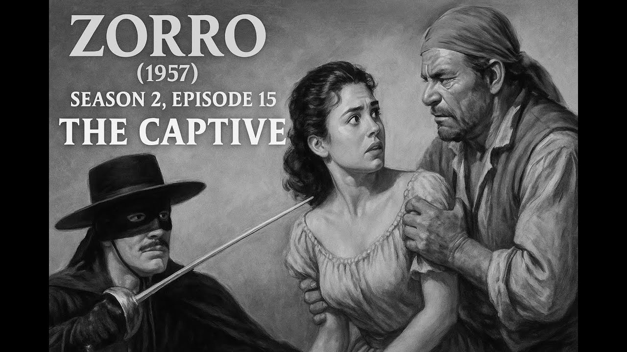 Zorro (1957)[4K]&ndash;S02E16: &ldquo;The Captive&rdquo; #GuyWilliams #DisneyZorro #ClassicTV #RetroTVShow