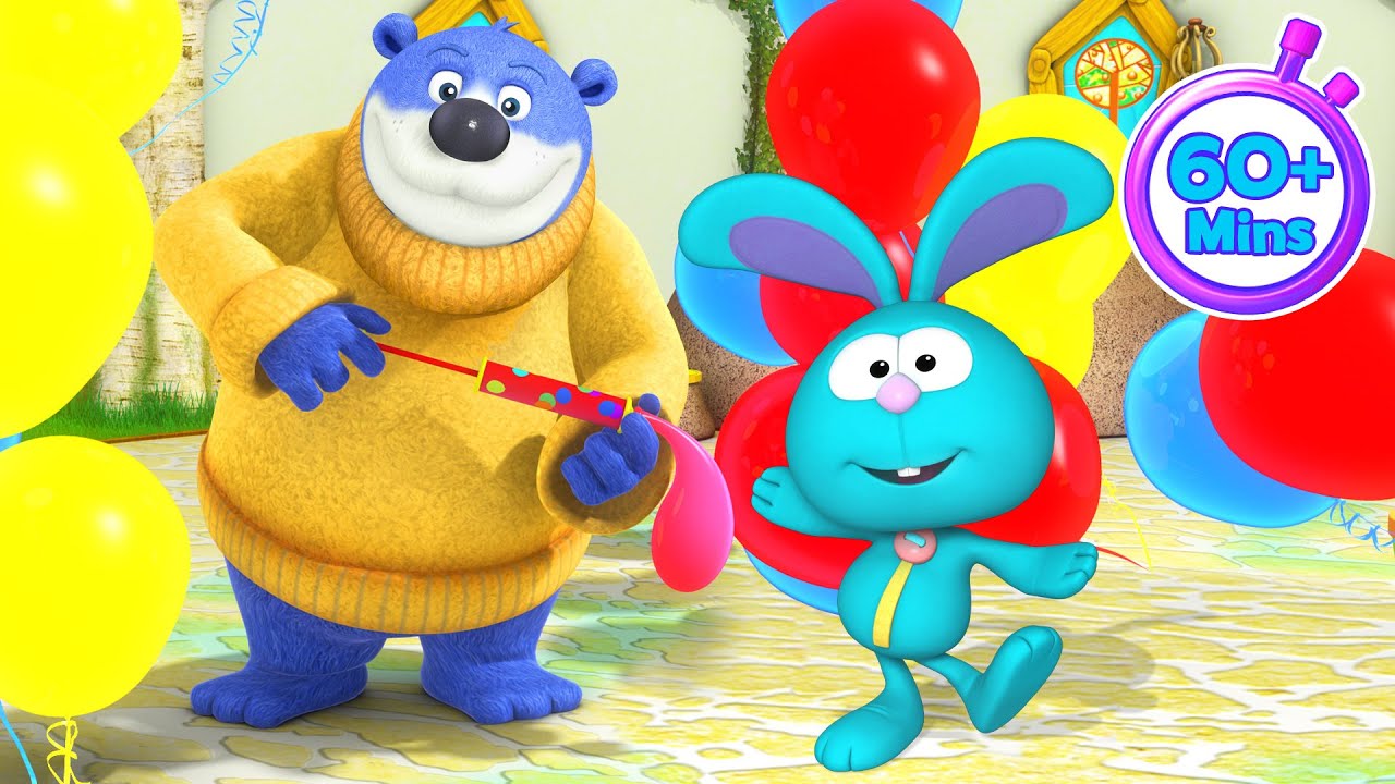 دنيا روزي | حفلة مفاجئة مذهلة 🥳🎉 | أكثر من ساعة من الرسوم المتحركة للأطفال