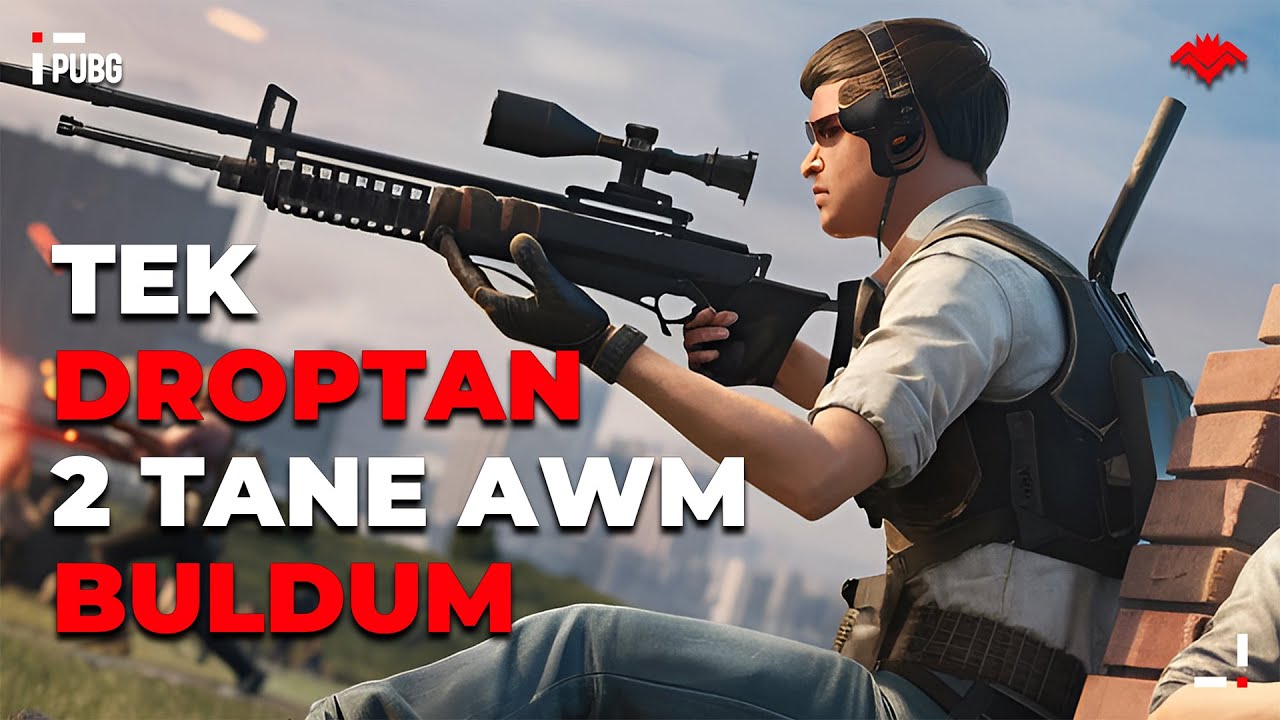 TEK DROPTAN 2 TANE AWM BULDUM! [PUBG]