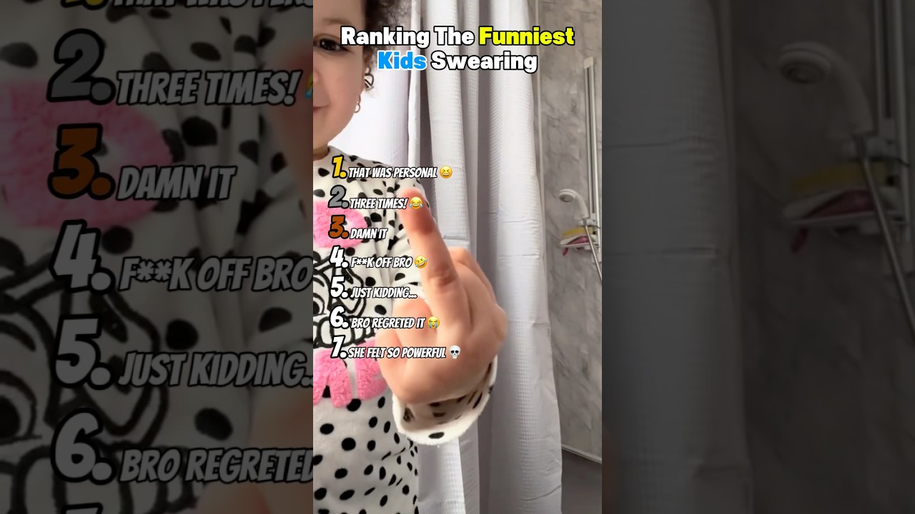 Рейтинг самых смешных детских ругательств 😂